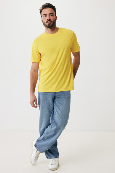T-shirt léger en coton recyclé Iqoniq Sierra - Jaune / XS