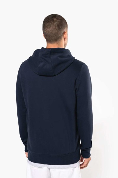 Men's Full Zip Hooded Sweatshirt - Light Royal Blue / M