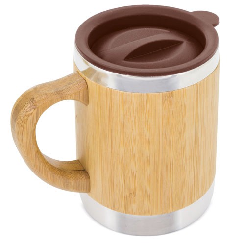 VASO BAMBU/ACERO INOXIDABLE "BRUNEI"
