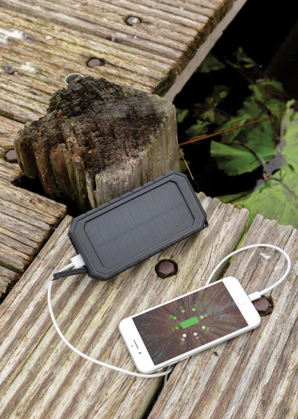 Xd Collection solarni powerbank 10000 mAh, 10W brezžično