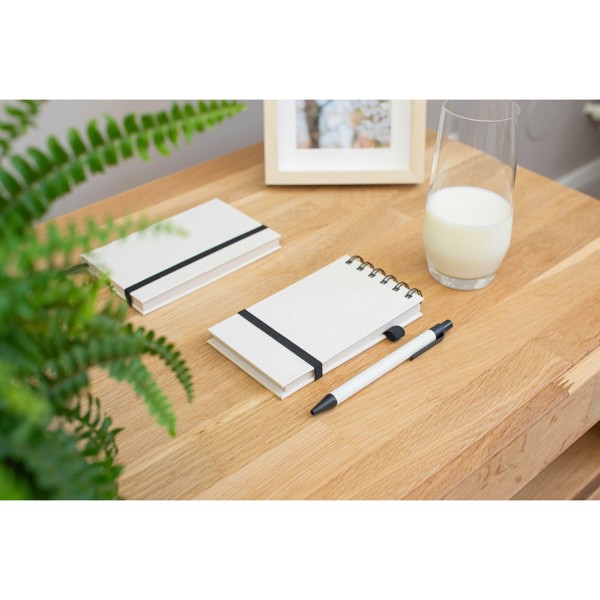 Recycled milk carton notebook A6