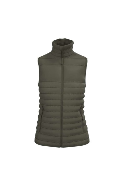 Ladies Padded Bodywarmer - Ideal Urban Khaki / XL