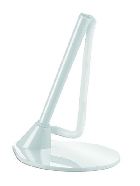 Standup pen, holder, elastic cord, blue ink