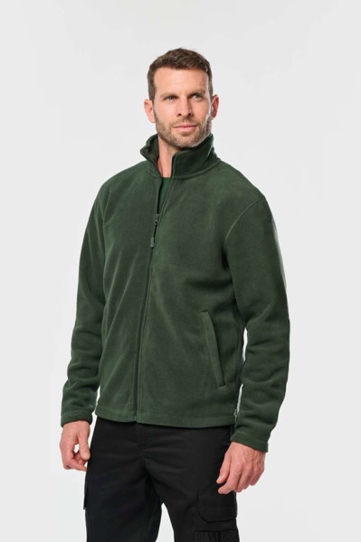Full Zip Microfleece Jacket - Black / 3XL
