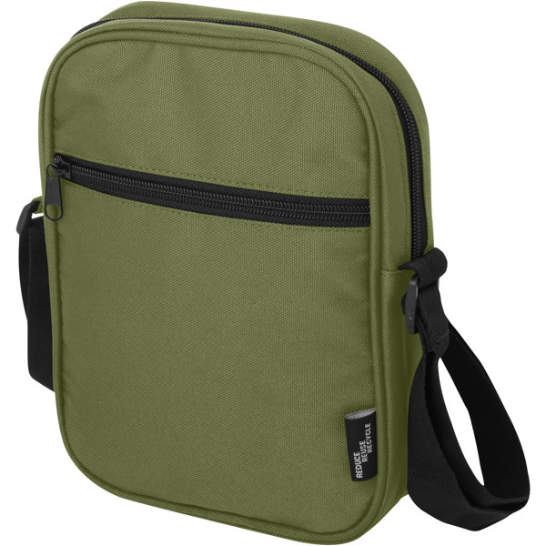 Sac bandoulière Byron de 2 L recyclé certifié GRS - Olive