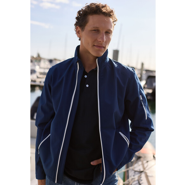 Veste Softshell homme 3 couches - DEEP ROYAL BLUE / XXL