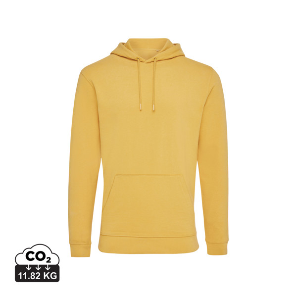 Iqoniq Jasper pulover s kapuco, 50 % recikliran bombaž, 340 g/m² - Amalfi Rumena / L