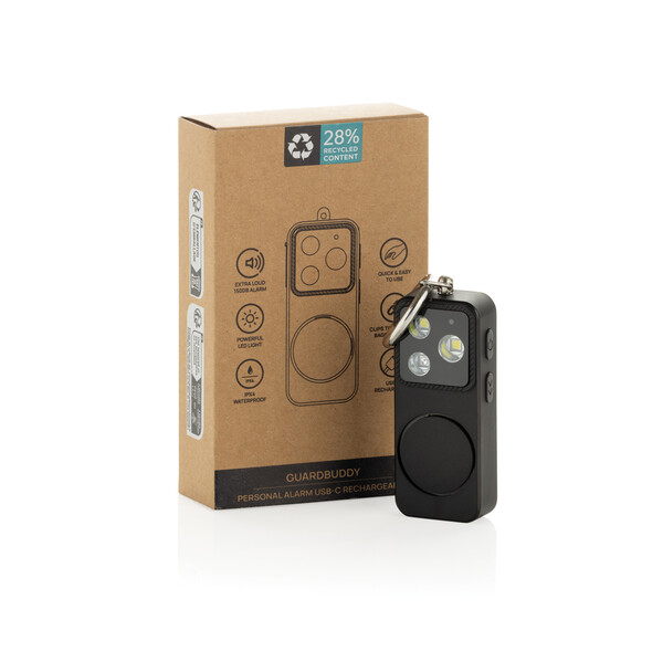 GuardBuddy RCS Personal alarm USB-C re-chargeable