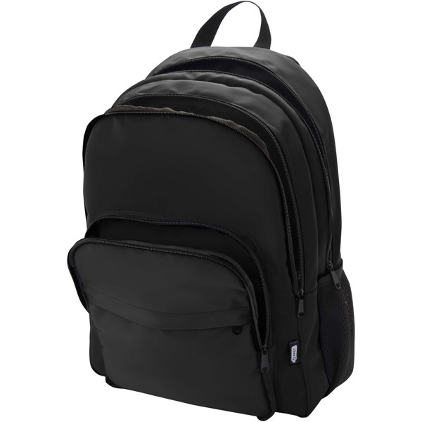 Trend Plus 15" Laptop-Rucksack aus recyceltem GRS-Material 20 L - schwarz