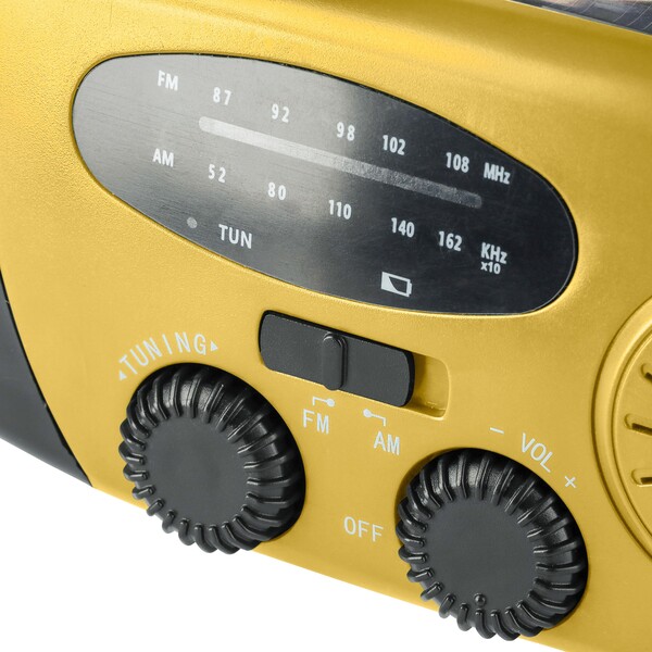 Emergency radio Solan - yellow