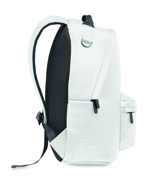 Zaino in PU morbido, laptop 15" Bai Backpack - Bianco