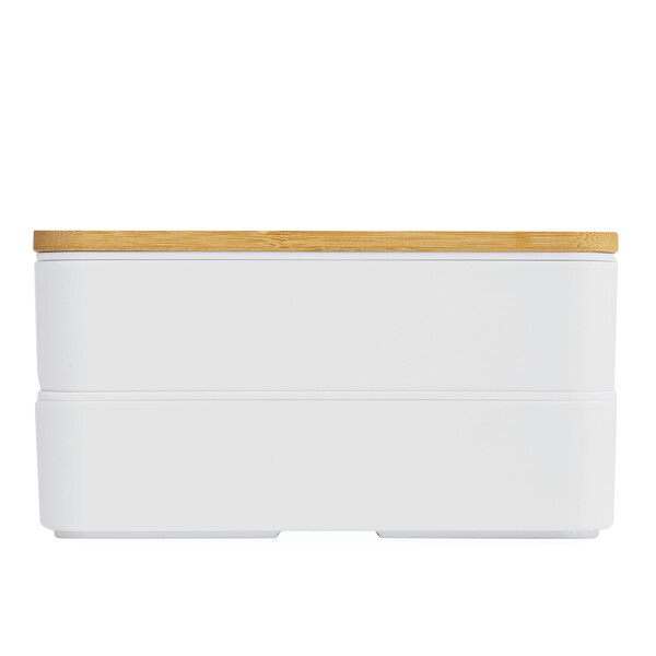 Lunch Box Double Level - White