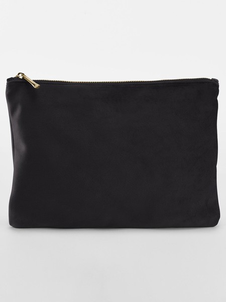 Velvet Accessory Pouch - Black Onyx