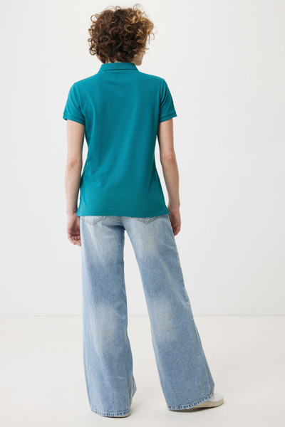 Dámske polo tričko IQONIQ Yosemite z recykl. bavlny - Verdigris / XS