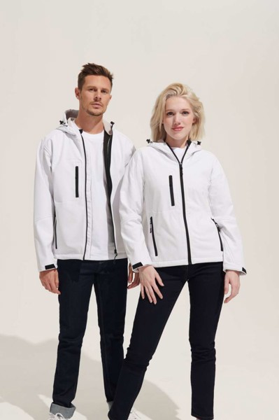 Sol's Replay Women - Hooded Softshell - White / M