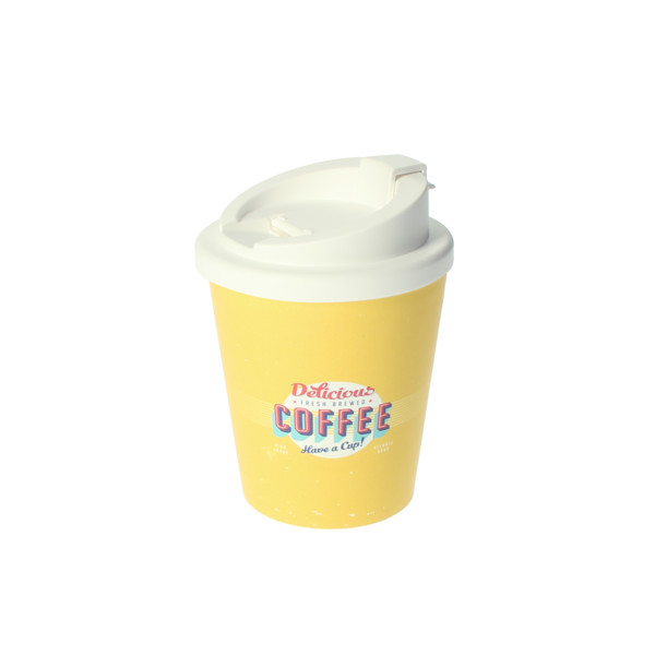 Gobelet À Café "Premium Deluxe" Petit - Blanc / Noir