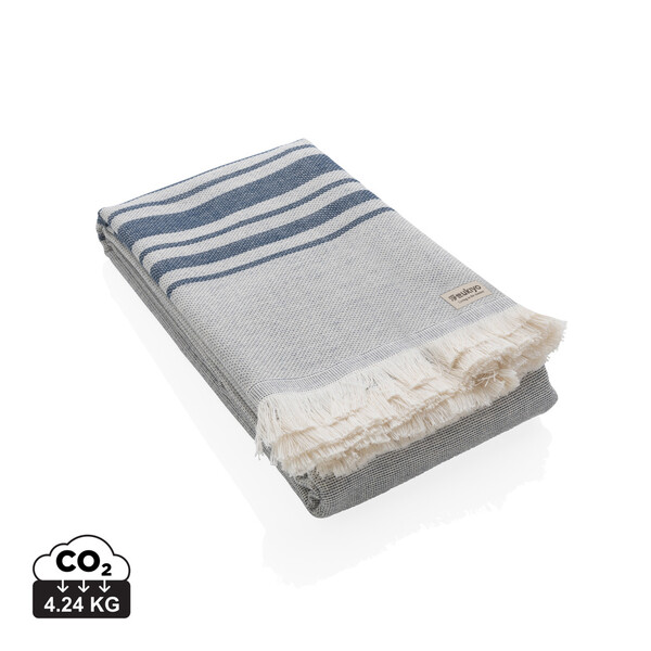 Serviette Hammam Ukiyo Yumiko AWARE™ Made in Europe - Bleu Marine