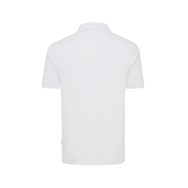 Polo en coton piqué et recyclé Iqoniq Yosemite - Recycled White / M
