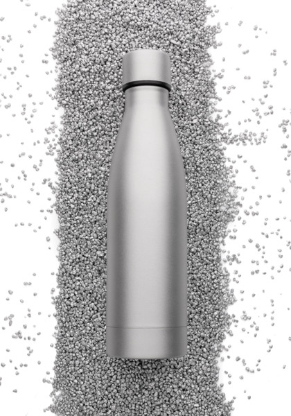 Celobarevná termo lahev z RCS recyklované oceli 500ml - Šedá
