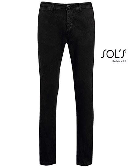 Men`S Chino Trousers Jules - Length 35 - Black / 46