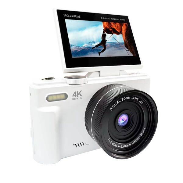Câmera digital 4K XPLORER Prixton DV900 - Branco
