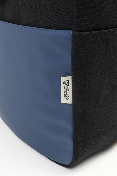 Sac à dos en canvas recyclé Blakkan Back - Bleu