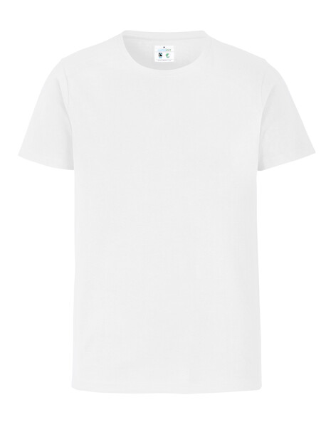 Cottover Gots Stretch R-Neck Man white L