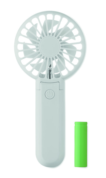 Portable foldable fan Ibera - White