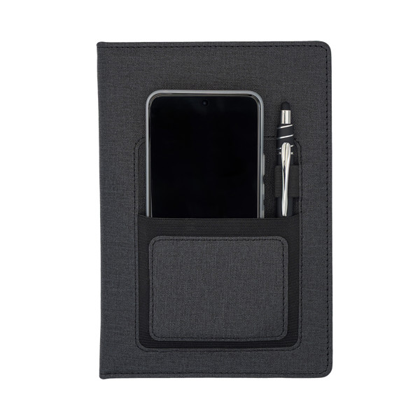 Irun notepad with pocket - Black