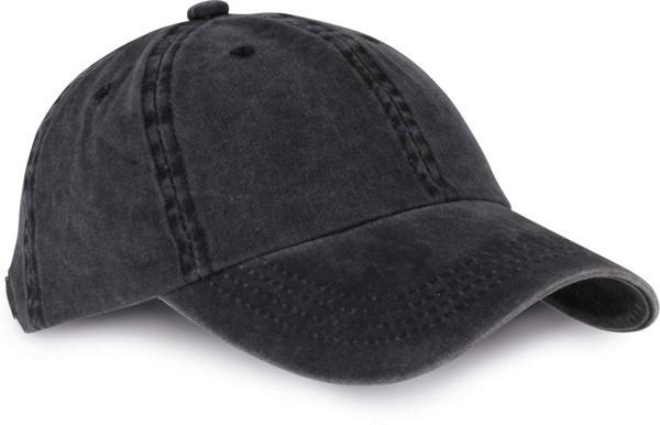 6 Panels Vintage Cap - Storm Grey Washed