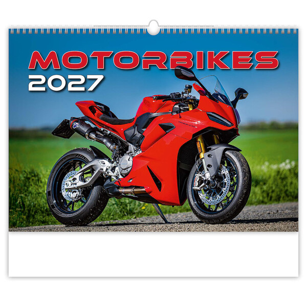 Nástěnný kalendář Motorbikes 2027
