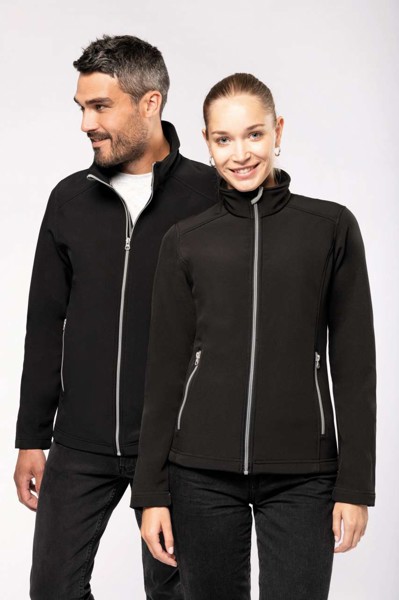 Ladies’ 2-Layer Softshell Jacket - Titanium / S