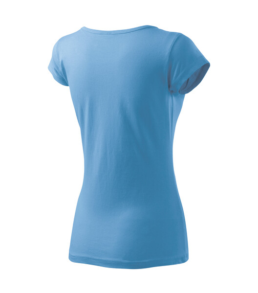 Tričko Dámské Malfini® Pure - Azurově Modrá / XL