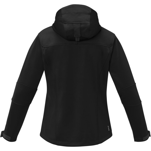 Match women's softshell jacket - Solid Black / L
