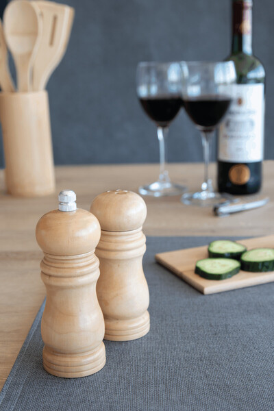 Salt Shaker And Pepper Mill Set Duo Spice