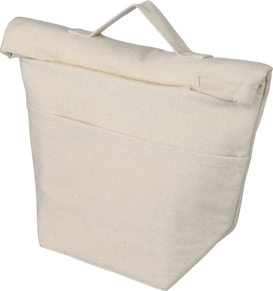 Saco isotérmico rolltop em algodão reciclado (220 g/m2) Faith