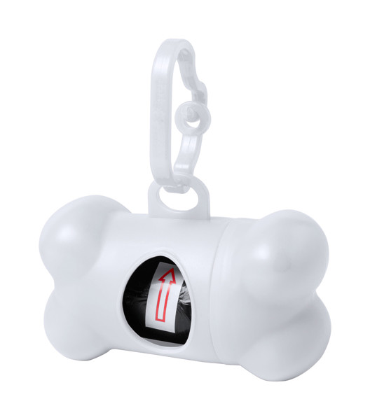 Dog Waste Bag Dispenser Rucin - White