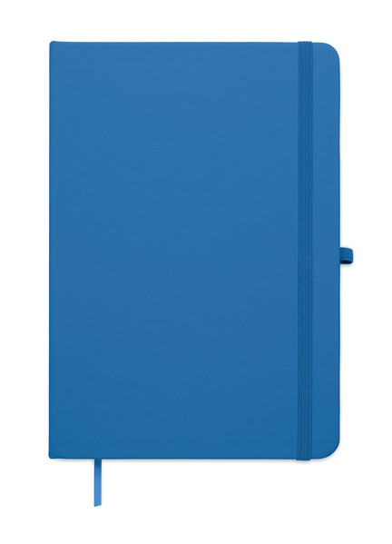 Carnet A5 en PU recyclé Arcoloop - Bleu Royal