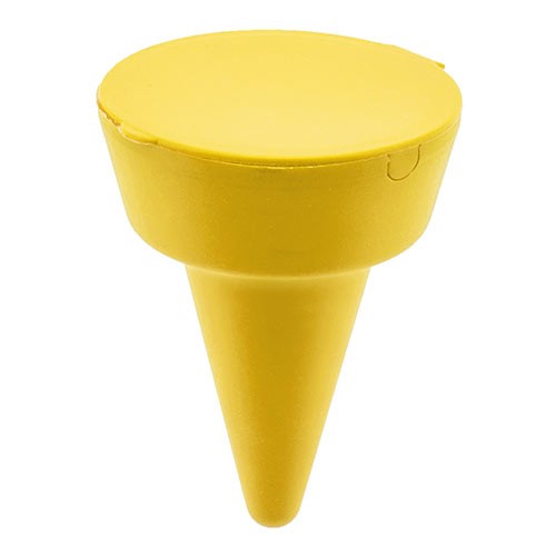 CENDRIER PLAGE "ASHER" - Jaune