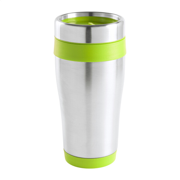 Thermo Pohár Caprol - Lime Green / Silver