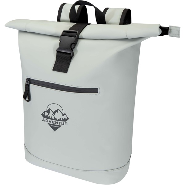 Resi Plus 15" GRS recycled roll-top backpack 18L - Grey