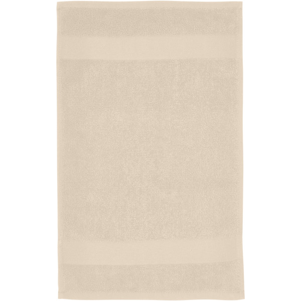 Asciugamano 30 x 50 cm in cotone da 450 g/m² Sophia - Beige