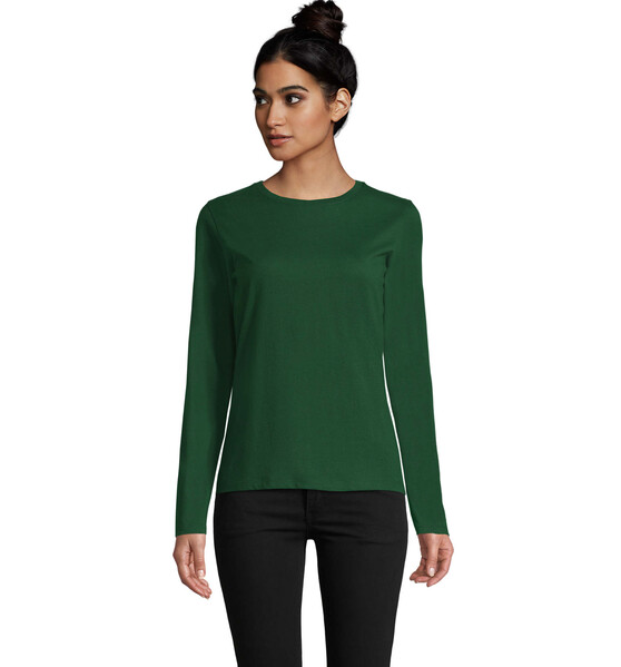 IMPERIAL-mulher-shirt190 Imperial Lsl Women - Verde Garrafa EscuroXXL