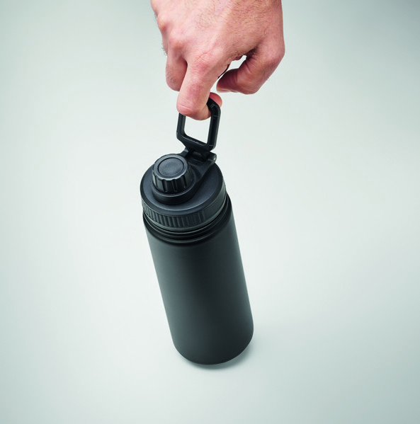 Garrafa de parede dupla 500 ml Mili - Preto