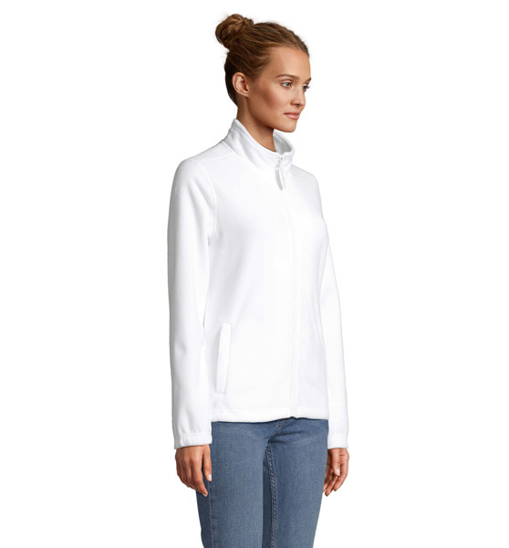 NORTH WOMEN ZIPPED FLEECE - WhiteL