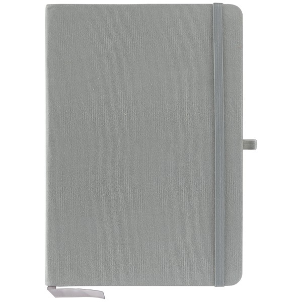 Recycled Cotton Notebook - Light Grey / Silkscreen