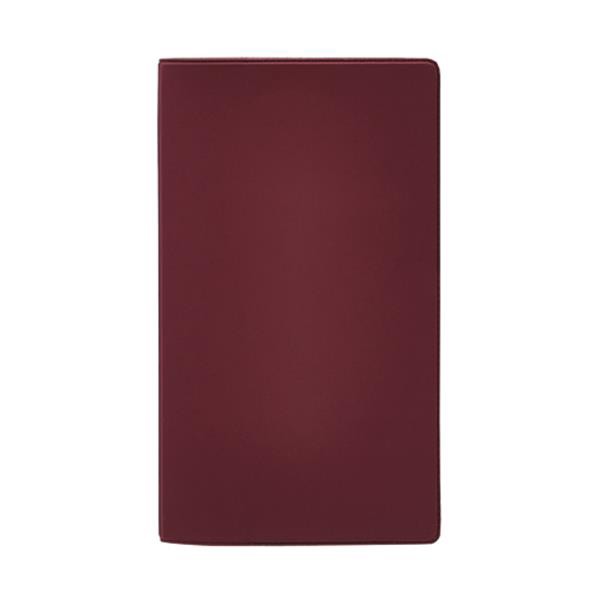 Capa Em Pvc Para Agenda De Bolso - Bordeaux