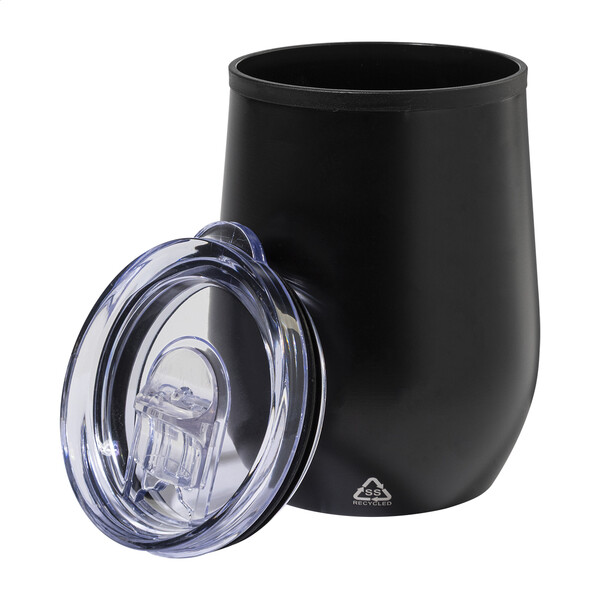 RSS termo hrnček Poppy - Black