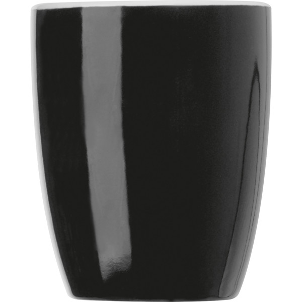 Colored ceramic cup AUSTIN - Black