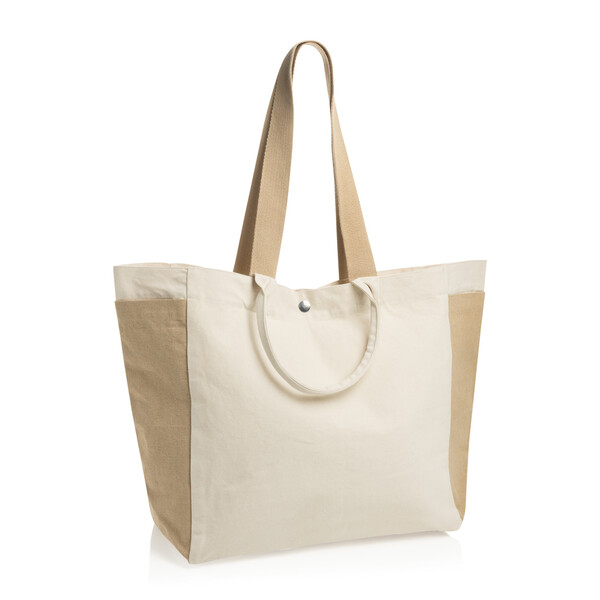 Nákupní taška BEAU AWARE™ z recyklovaného plátna 400 gsm - Off White